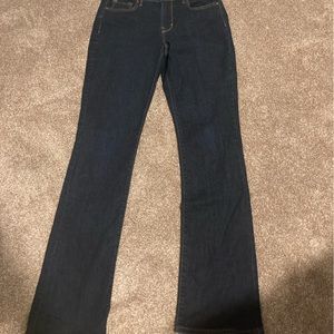 Old Navy curvy dark wash jeans long 8